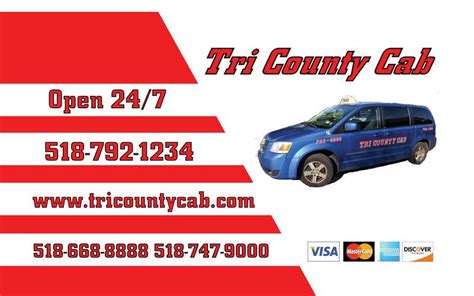 Tri county cab - Best Taxis in Lake Luzerne, NY 12846 - Lake George Taxi, Consolidated Taxi Services, Georgi's Taxi Service, Queensbury Taxi, Tri County Cab, COOKIES MEDICAB, City Cab, Saratoga Hybrid Cab, Carol's Cab, Lake George Airport Taxi and Limo Service.